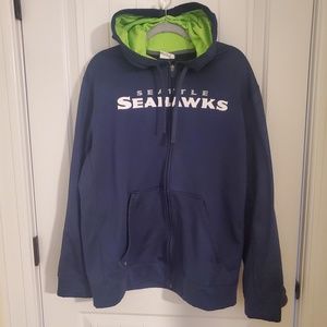 NFL MEN'S SEATTLE SEAHAWKS THERMA-FIT HOODIE - SIZE XL